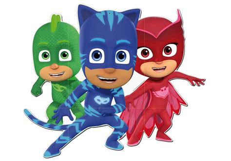 When young friends Connor, Amaya, and Greg put on their pajamas and activate their animal amulets, they turn into their alter egos Catboy, Owlette, and Gekko as they embark on adventures that are filled with action. . Pj mask
